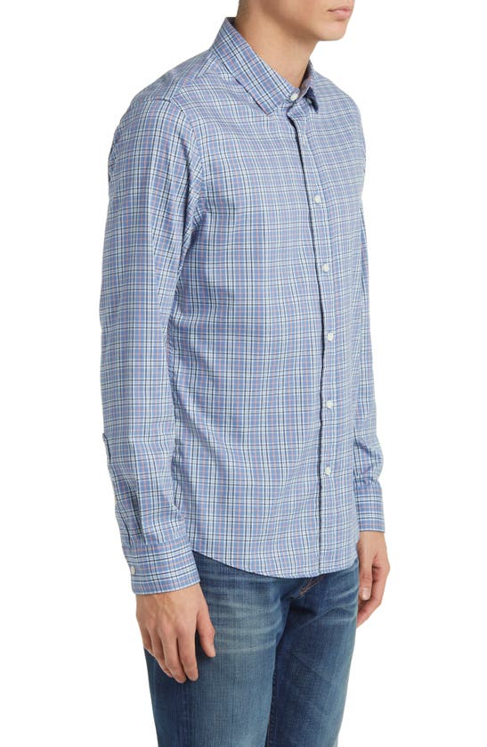 Shop Faherty The Movement Button-up Shirt In Verona Island Plaid