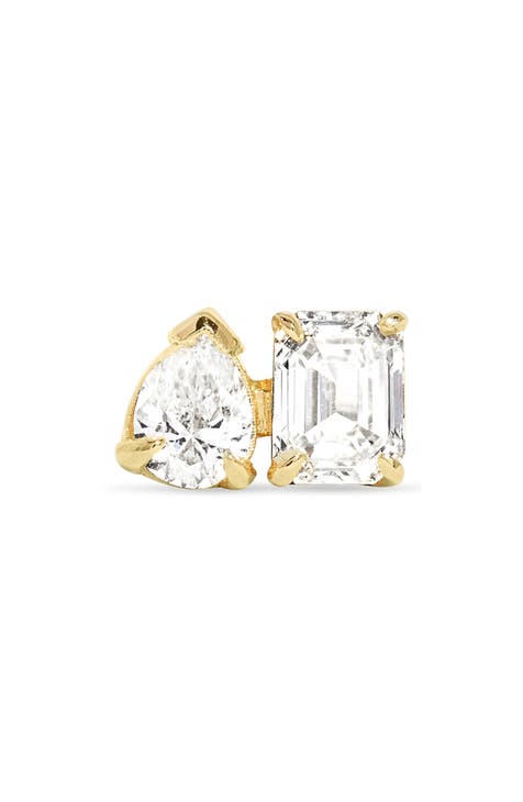 Stone and Strand Teeny Diamond Stud