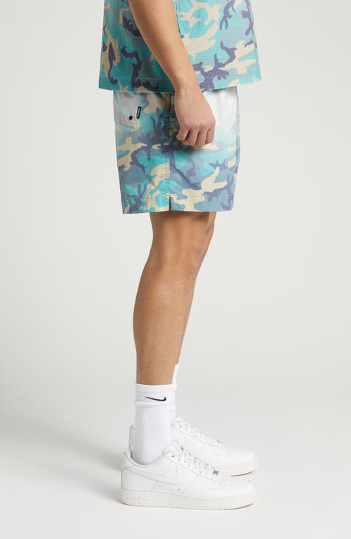 Purple Brand All Around Performance Shorts In Blue Multi