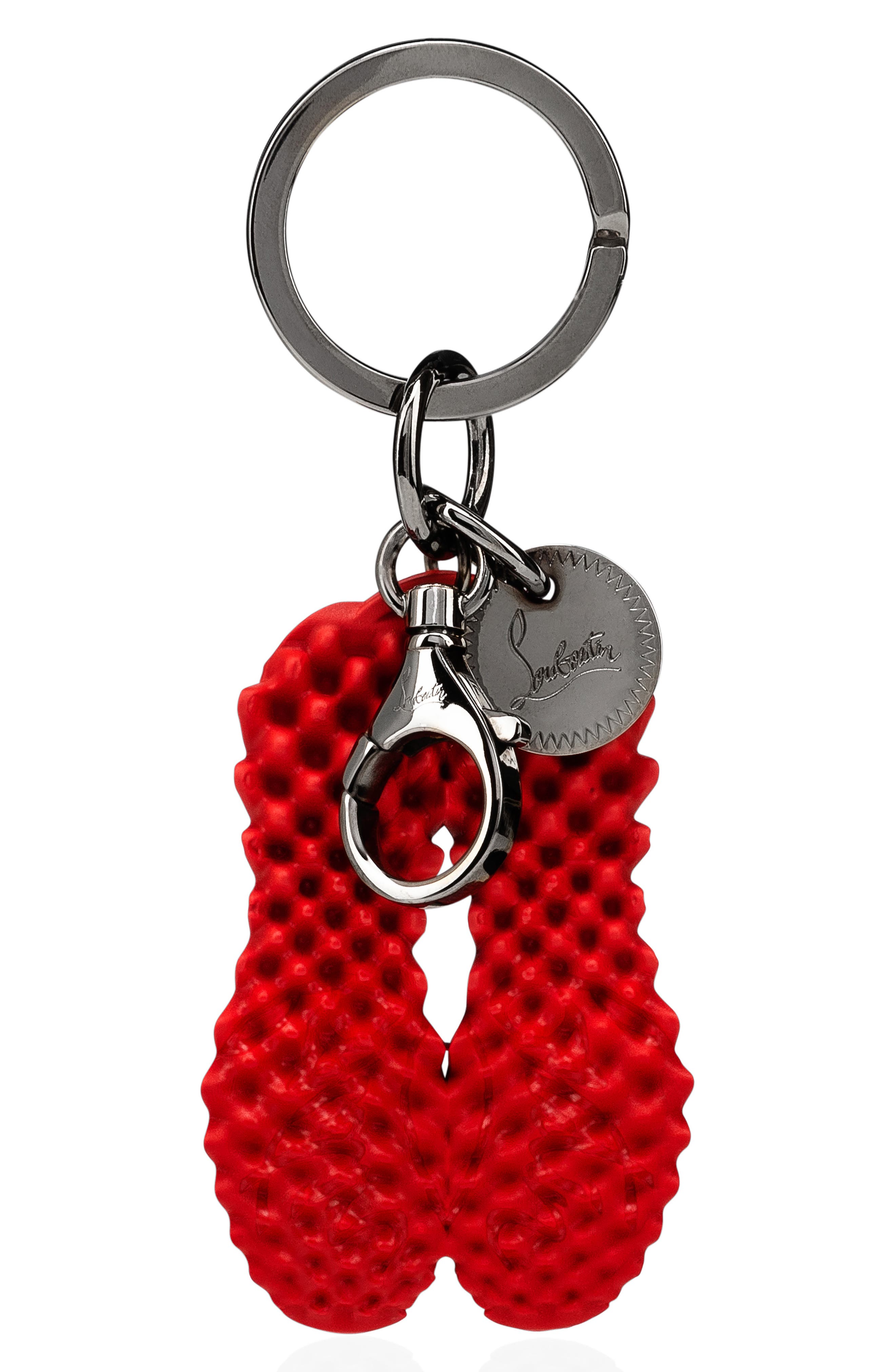 ルブタン Lug Sole Keyring（Christian sales louboutin keychain）