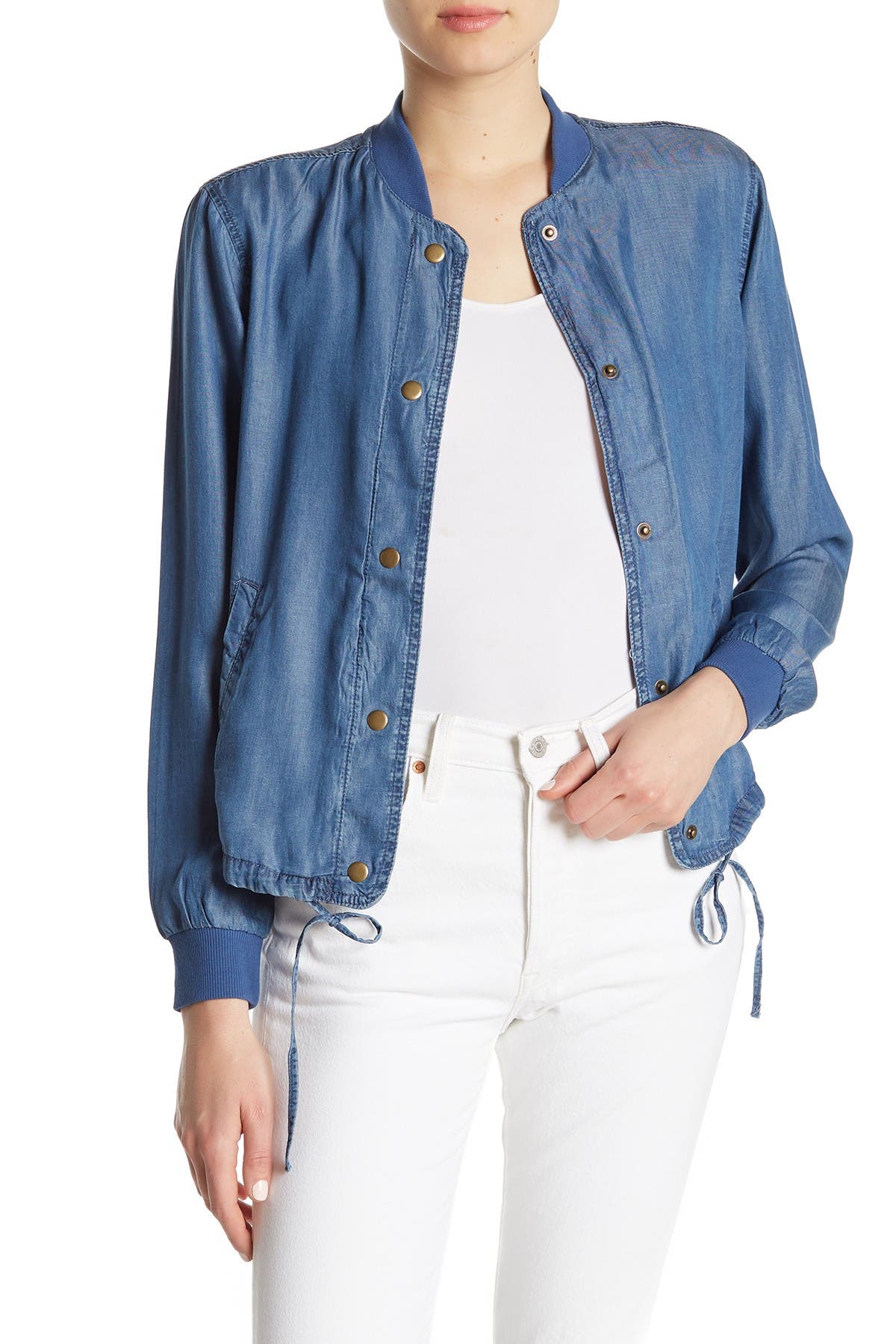 Joe Fresh | Chambray Bomber Jacket 