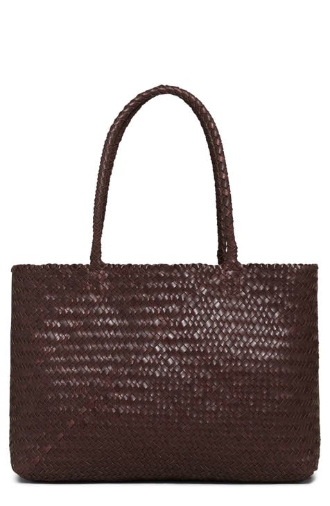 Woven Leather Tote Bag for Women, Woven Handbag, Woven Crossbody Bag  Shoulder Bag, Leather Hobo Bag for Girl, Black Woven Bag