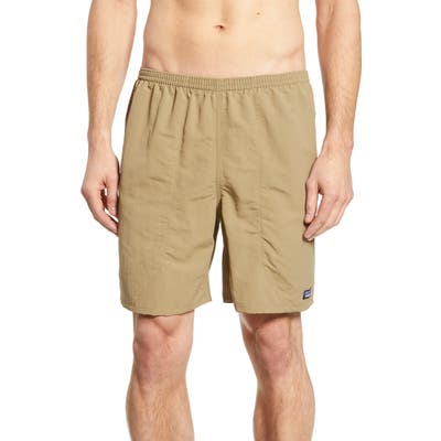 Patagonia Baggies 7-Inch Swim Trunks, Brown