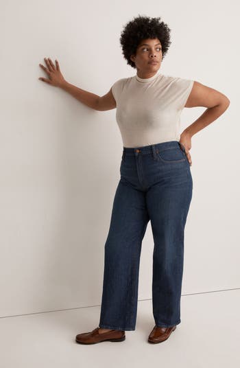 The Perfect Vintage Wide-Leg Jean in Chartwood Wash