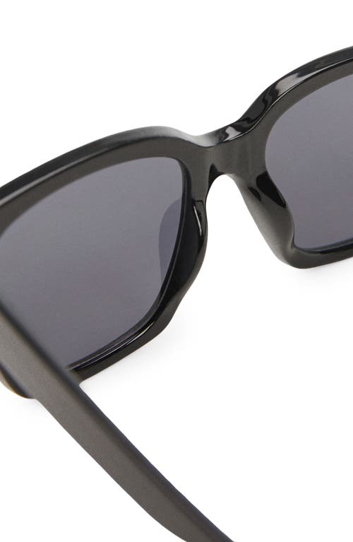 Shop Mango Marai Square Sunglasses In Black