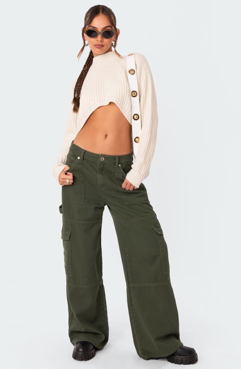 EDIKTED Ember Denim Cargo Pants Nordstrom