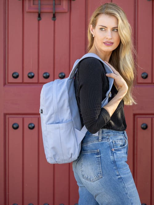 Shop Terra Thread Organic Cotton Backpack In Lavender