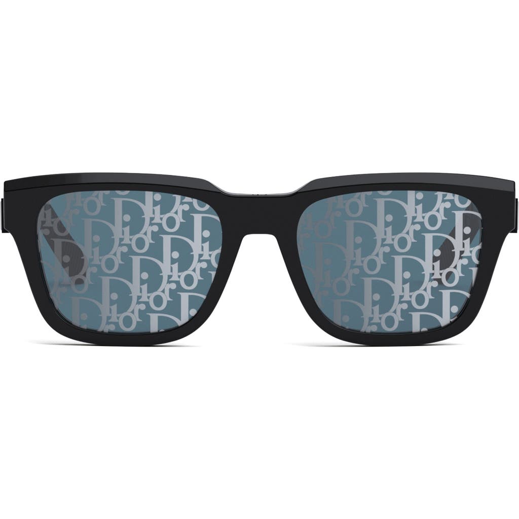 Dior 'b23 S1i 54mm Geometric Sunglasses In Black