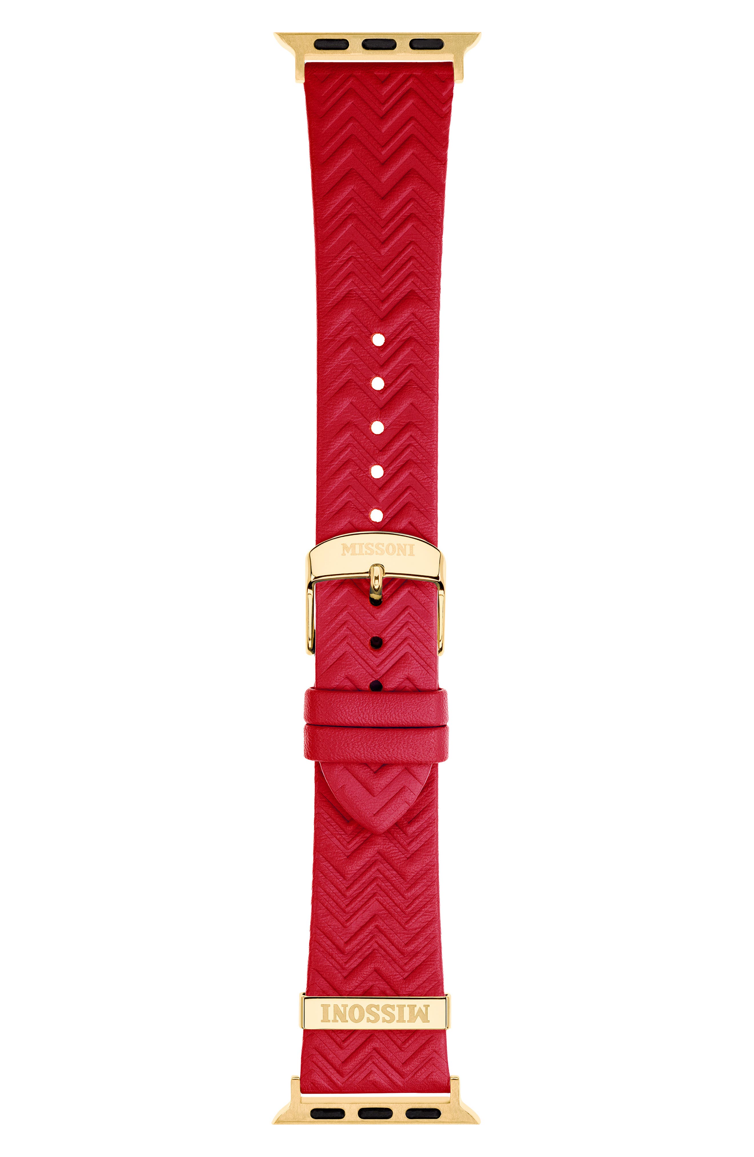 Missoni Zigzag Leather 22mm Apple Watch® Watchband Nordstrom