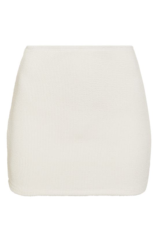 Good American Always Fits Cover-up Miniskirt In Ivory001