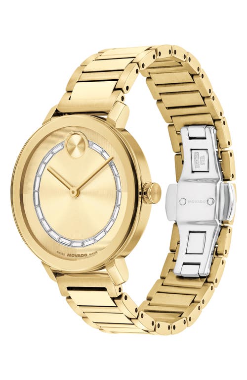 Movado Bold Evolution 2.0 Bracelet Watch, 34mm In Gold