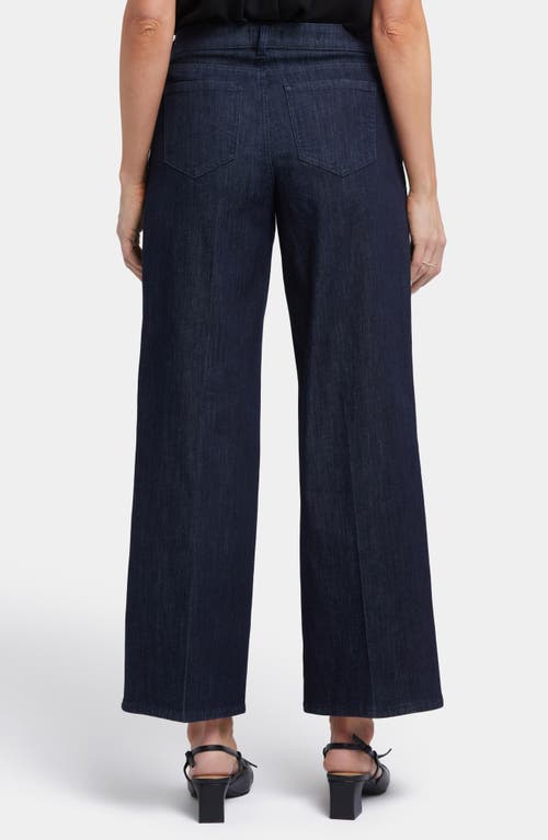 Nydj Mona High Waist Ankle Wide Leg Trouser Jeans In Rinse