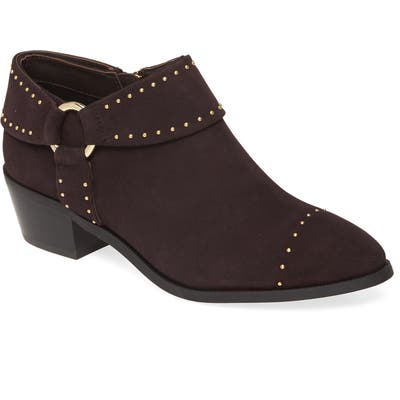 Taryn Rose Sage Leather Bootie, Brown