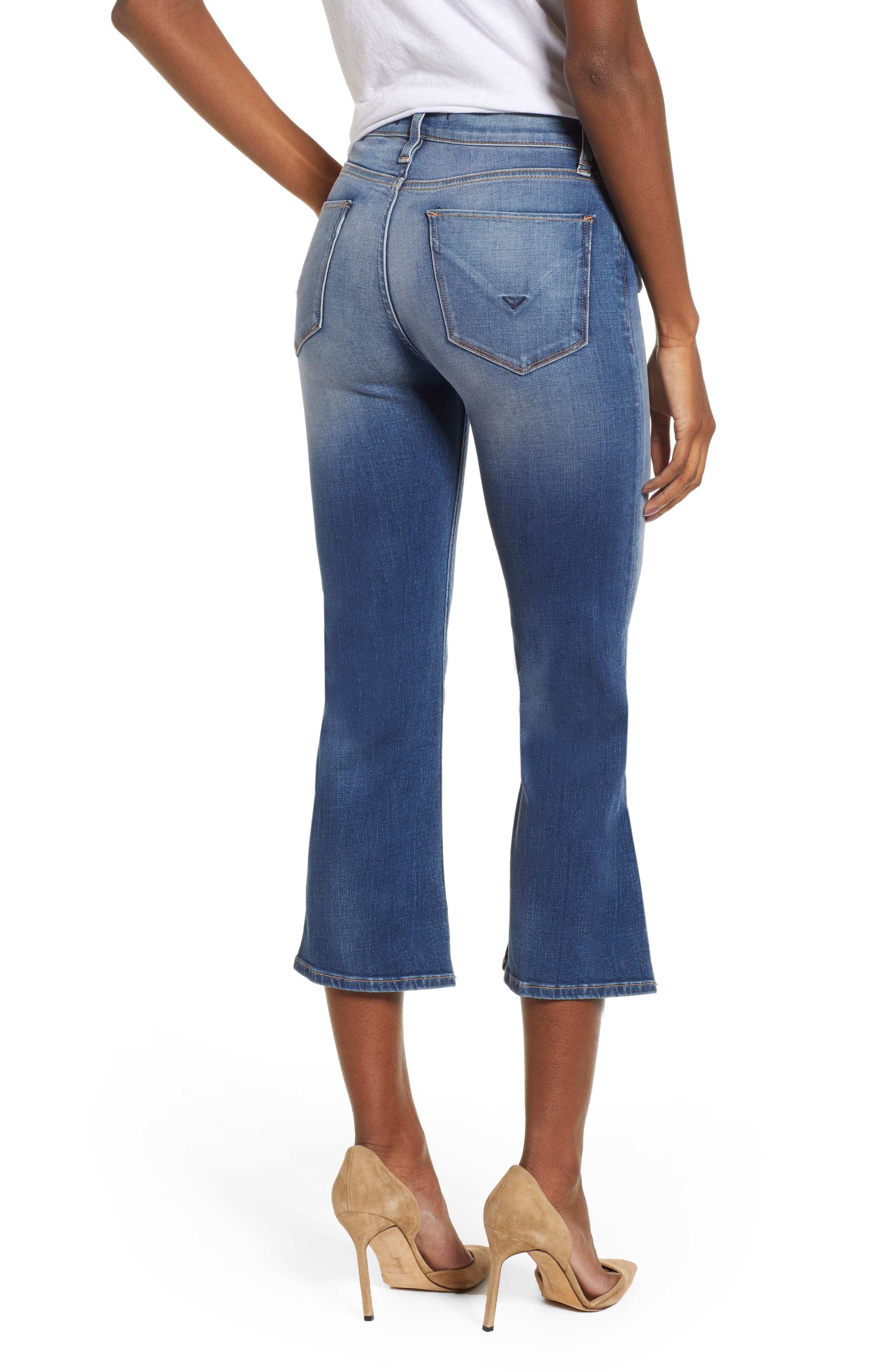 Hudson Jeans Womens Stella Midrise Crop 5 Pocket Jean