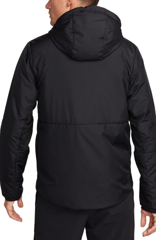 Shop Nike Therma-fit Unlimited Training Jacket In Black/black