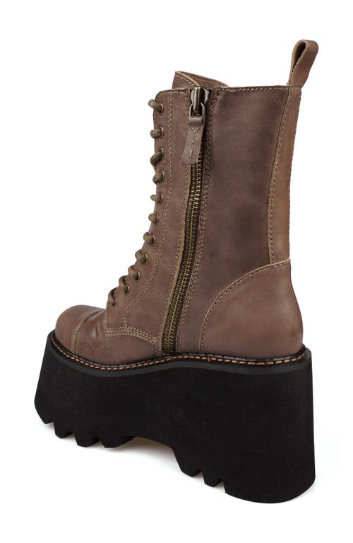 Ziginy Raiza Platform Bootie In Grey