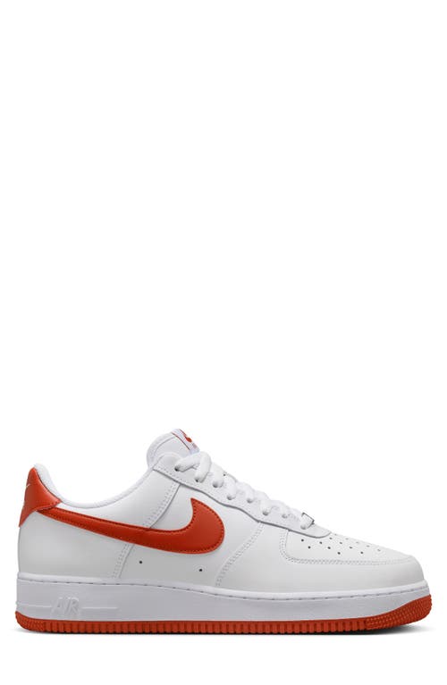 Shop Nike Air Force 1 '07 Sneaker In White/dragon Red/white