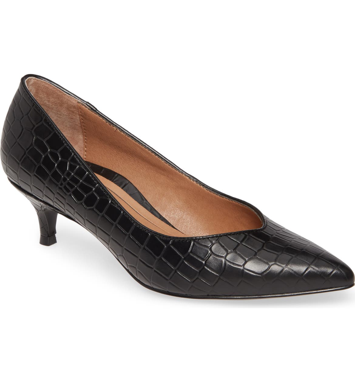 Vionic Josie Genuine Calf Hair Kitten Heel Pump (Women) | Nordstrom
