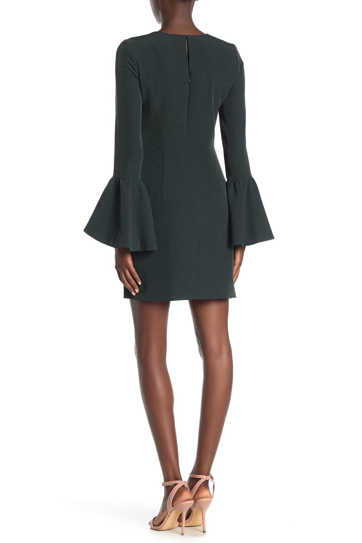 MILLY | Morgan Italian Cady Bell Sleeve Mini Dress | Nordstrom Rack