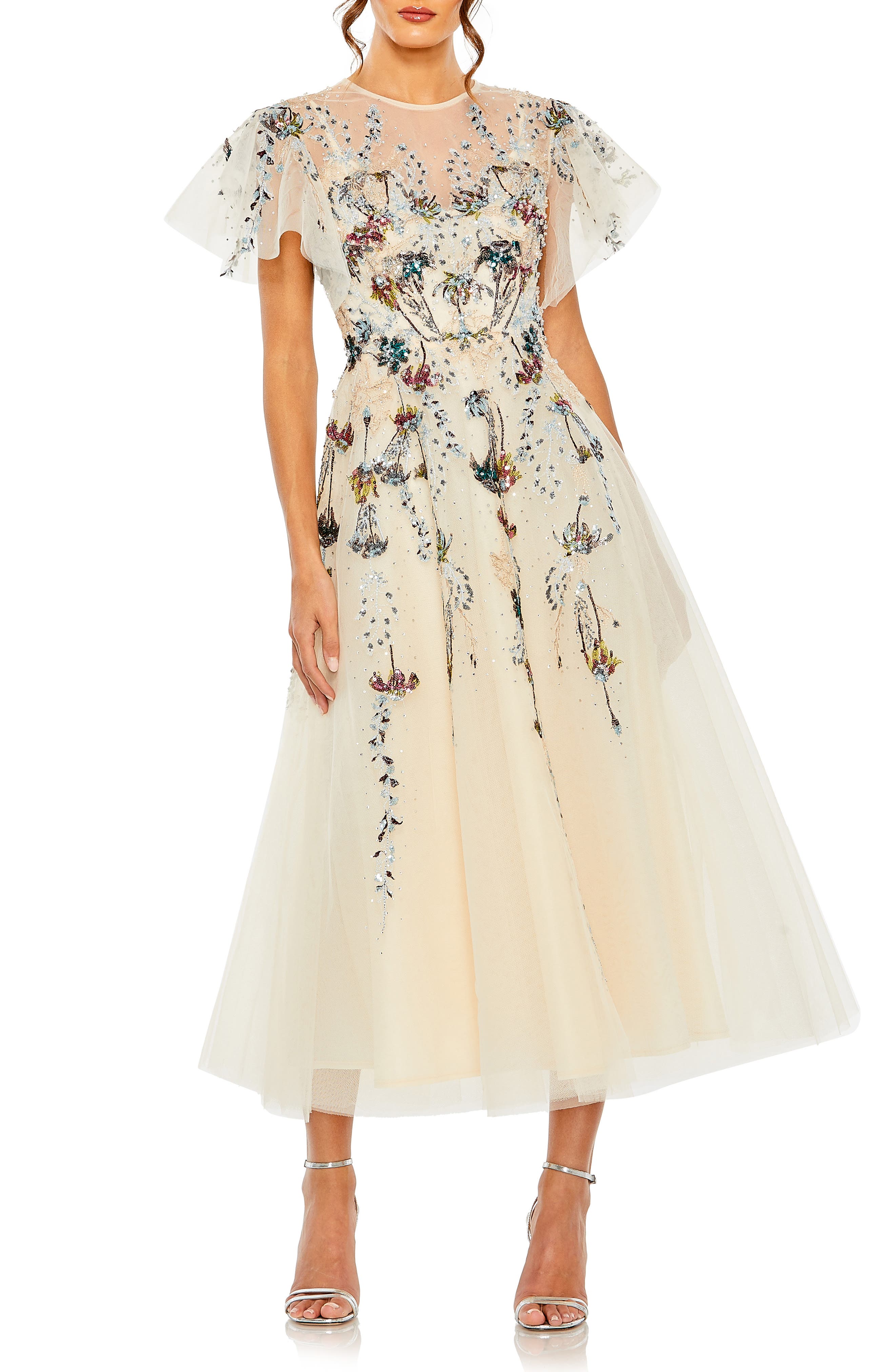 Short Sleeve Wedding Guest Dresses