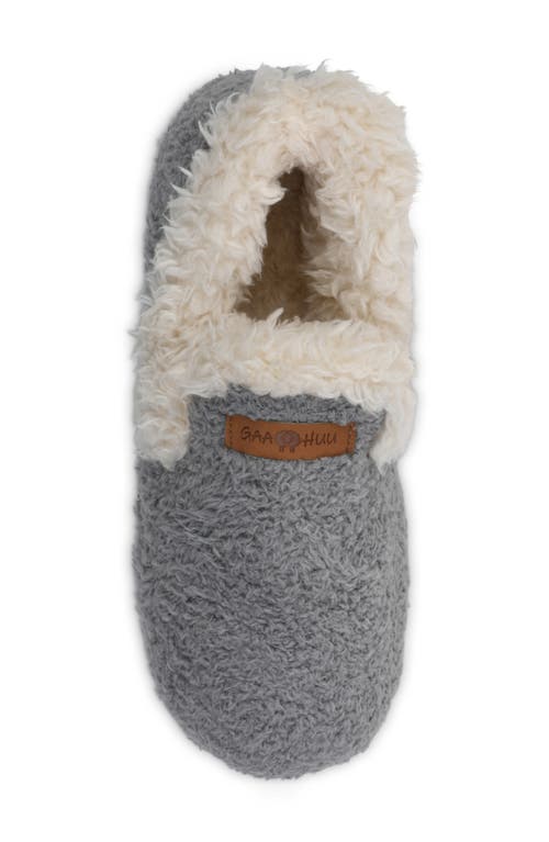 Gaahuu Cozee Faux Fleece Lined Slipper In Grey