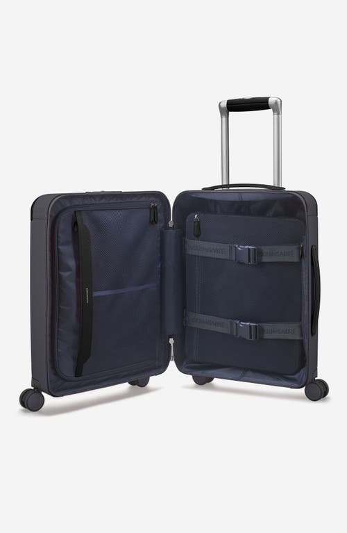 Shop Maison De Sabre Maison De Sabré The Carry On Suitcase In Graphite Caviar