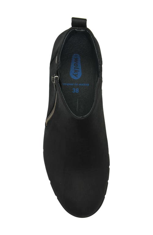 Wolky Phoenix Zip-up Bootie In Black