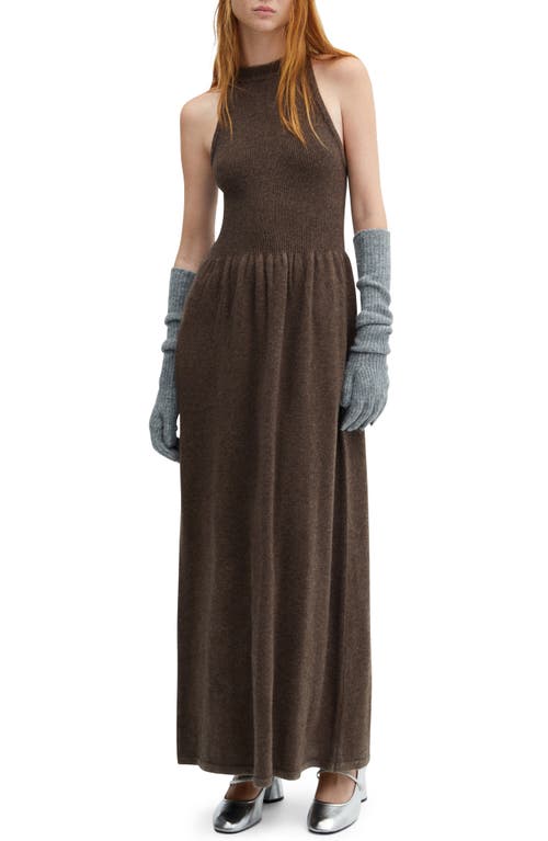 MANGO Sleeveless Sweater Dress in Chocolate at Nordstrom, Size 4