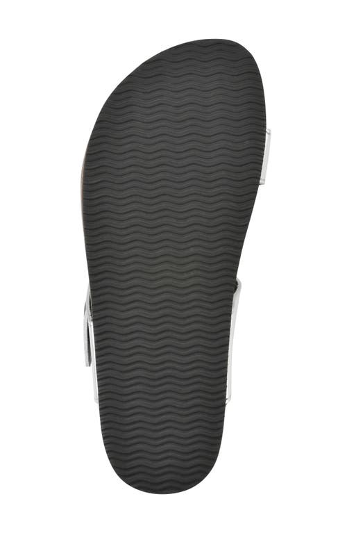 WHITE MOUNTAIN FOOTWEAR WHITE MOUNTAIN FOOTWEAR CARLY LEATHER FOOTBED SANDAL 