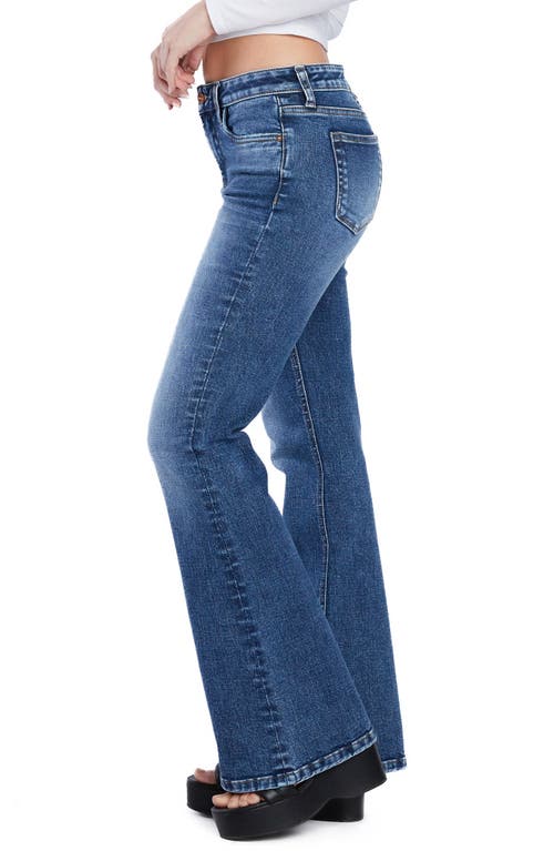 Hint Of Blu Flare Jeans In New Orleans Blue