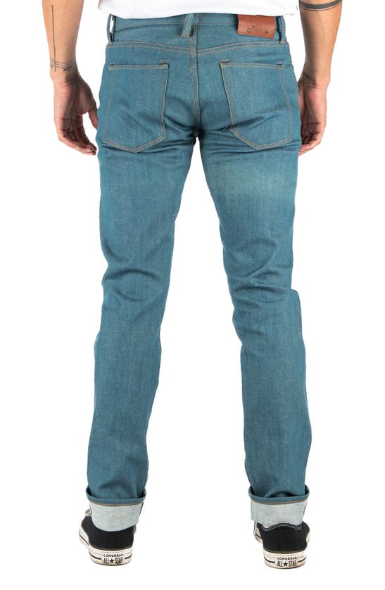 Shop Hiroshi Kato The Pen Slim 10.5-ounce Stretch Selvedge Jeans In Old Blue Raw