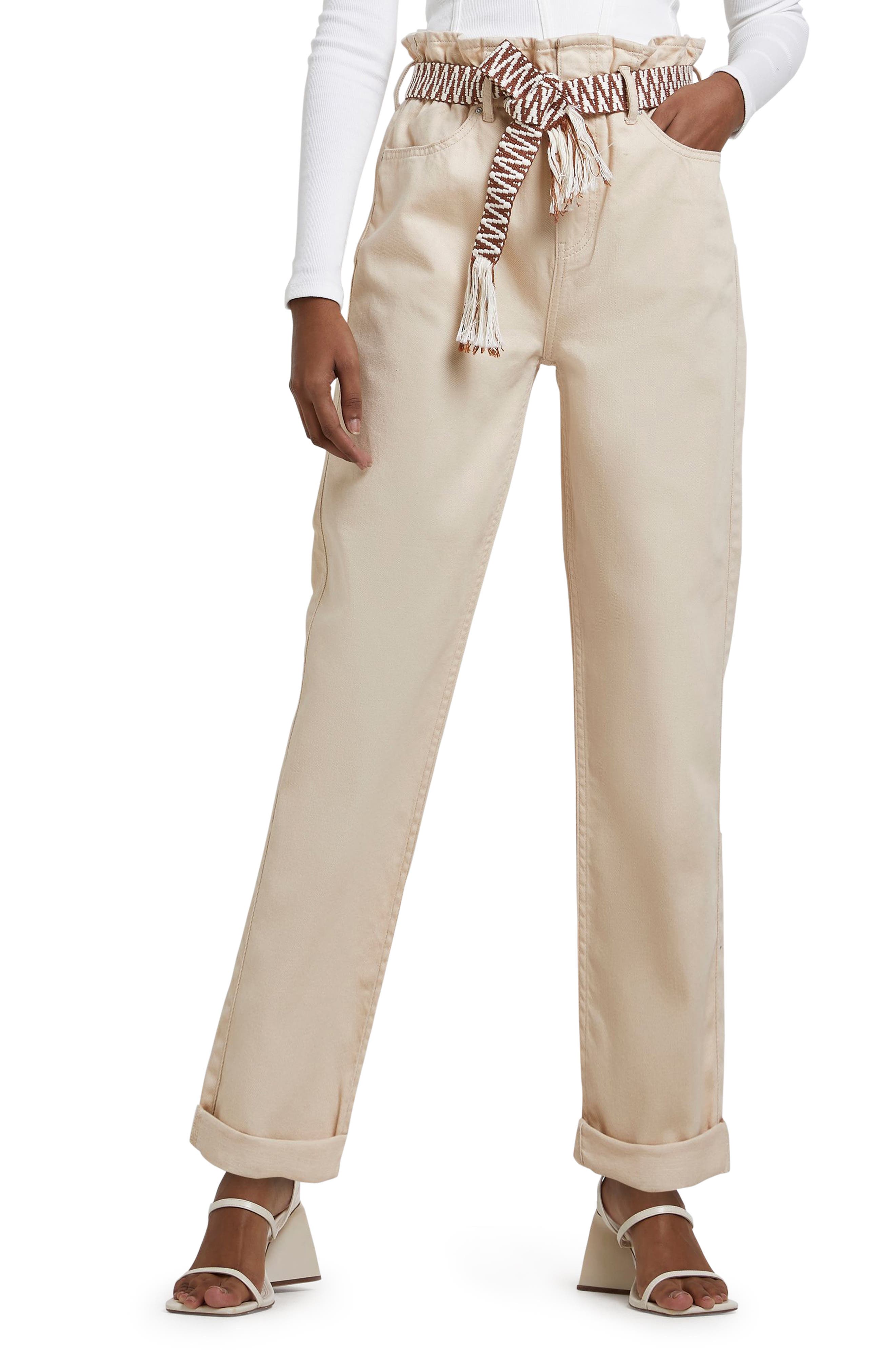 Womens Paperbag Tie Waist Trouser find Brand 