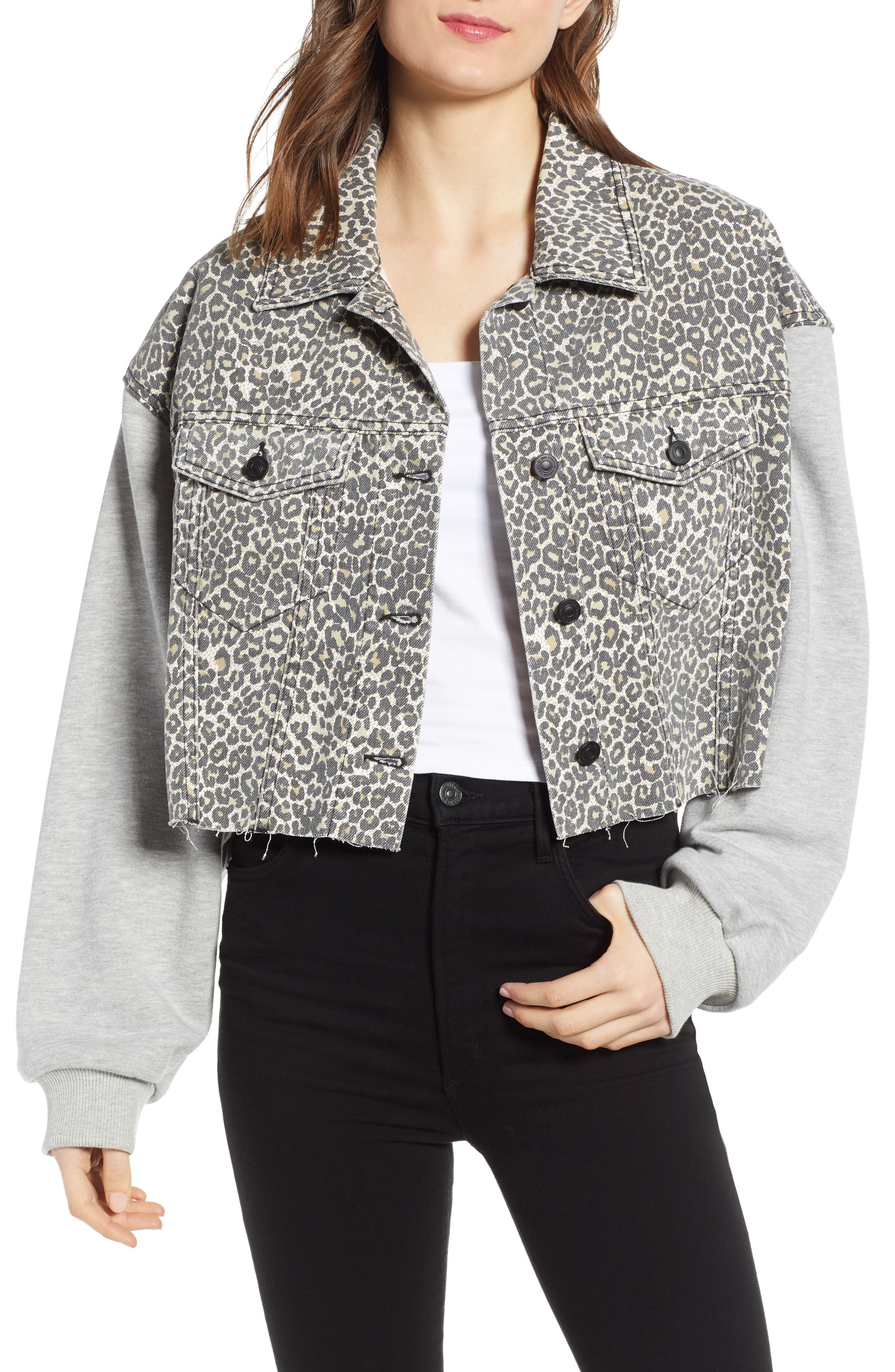 all saints leopard jacket