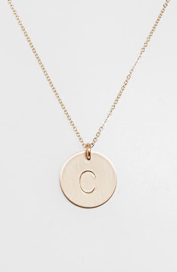 14kt Yellow Gold V Charm Women's Initial Necklace With -  Canada