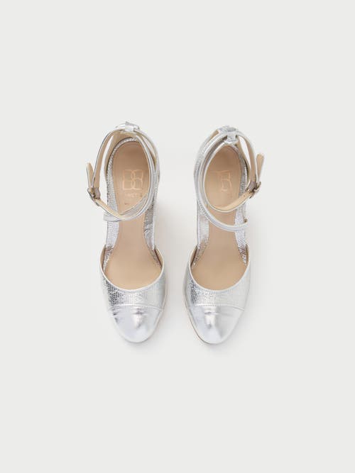 Shop Mavette Nola D'orsay In Metallic Silver