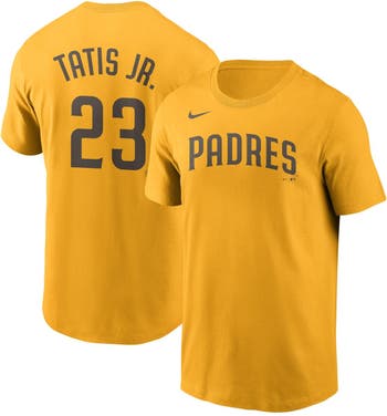 Nike Men's San Diego Padres Fernando Tatis Jr. White/Brown Home Replica Player Jersey