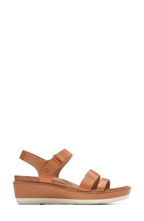 Shop Cole Haan Originalgrand Peyton Flatform Wedge Sandal In Pecan/pecan