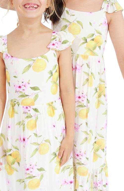 Belle & Bloom Sunset Sakura Maxi Dress In Sakura Orchard
