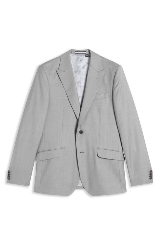 Shop Ted Baker London Slim Fit Wool Sport Coat In Light Grey