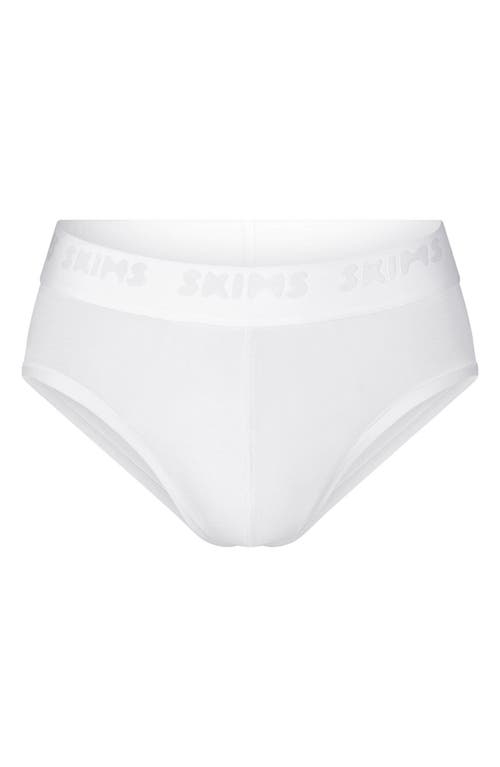 Skims Stretch Modal Briefs In Chalk