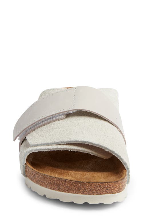 Shop Birkenstock Kyoto Slide Sandal In Antique White