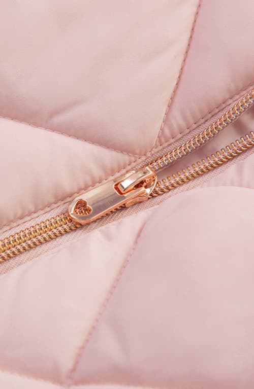 Rokka&rolla Baby Soft Lining Hooded Puffer Jacket In Snow Pink