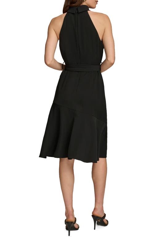 Shop Donna Karan New York Sleeveless A-line Dress In Black