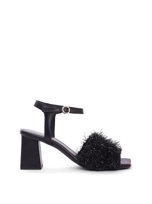 Maguire Toro Heel In Black Fuzzy