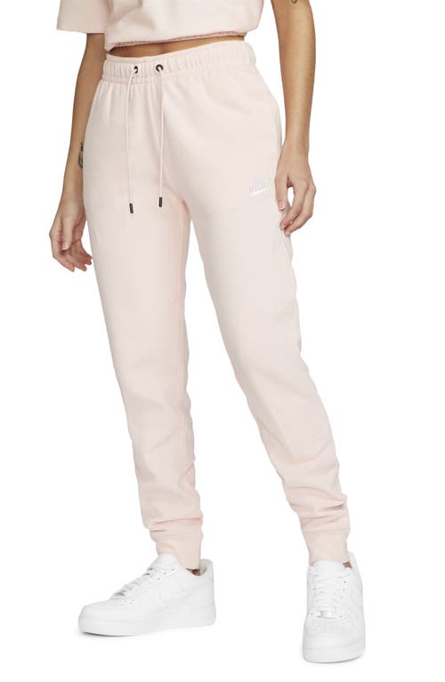 Nike Sportswear Essential Fleece Pants in Atmosphere/White at Nordstrom, Size X-Small