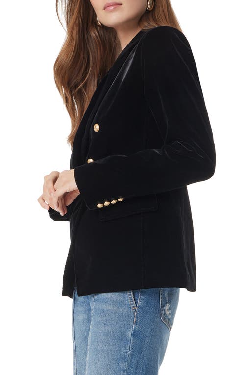 SAM EDELMAN SAM EDELMAN IMOGEN DOUBLE BREASTED VELVET BLAZER 