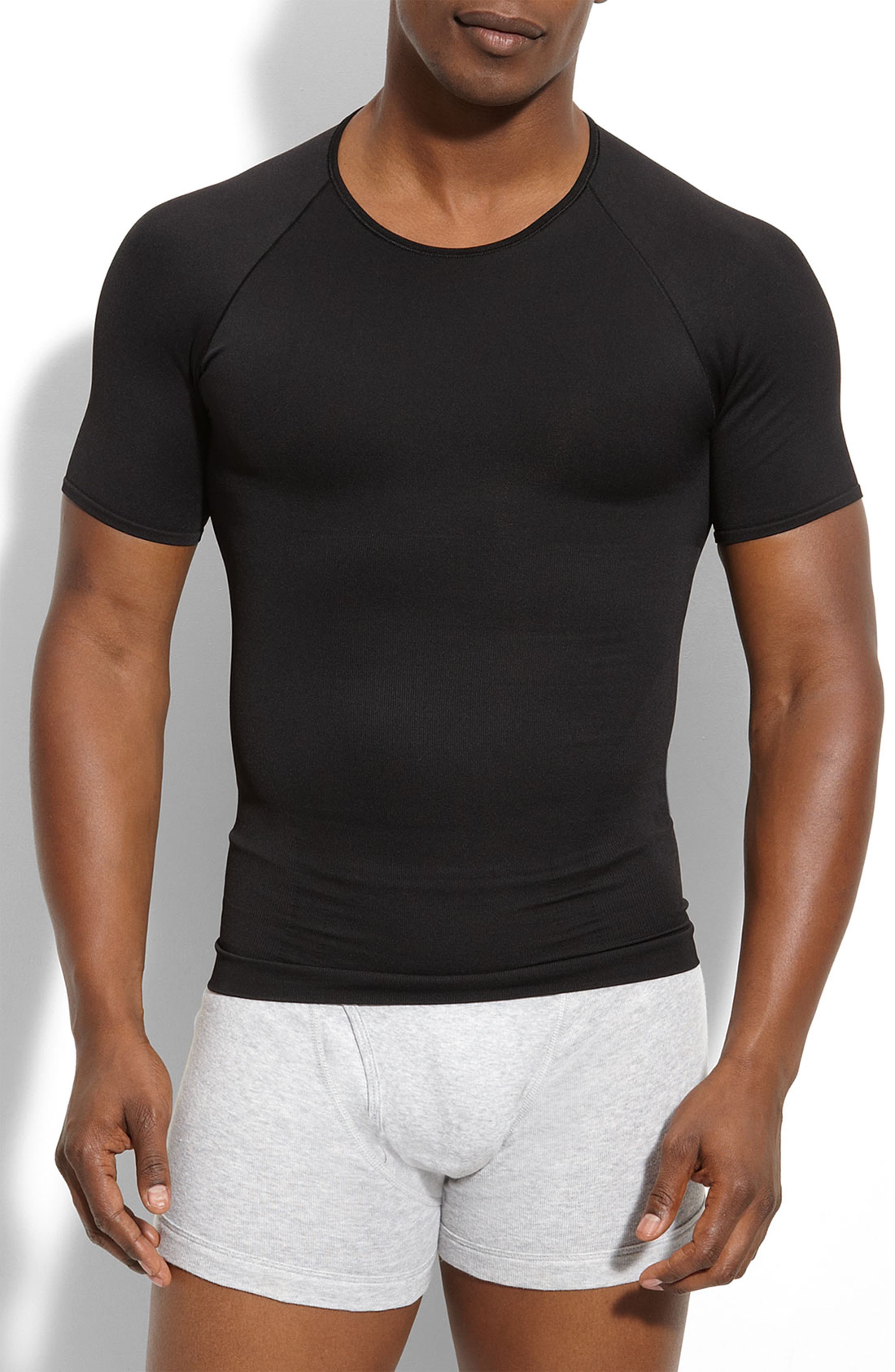 SPANX® 'Zoned Performance' Compression Crewneck T-Shirt | Nordstrom