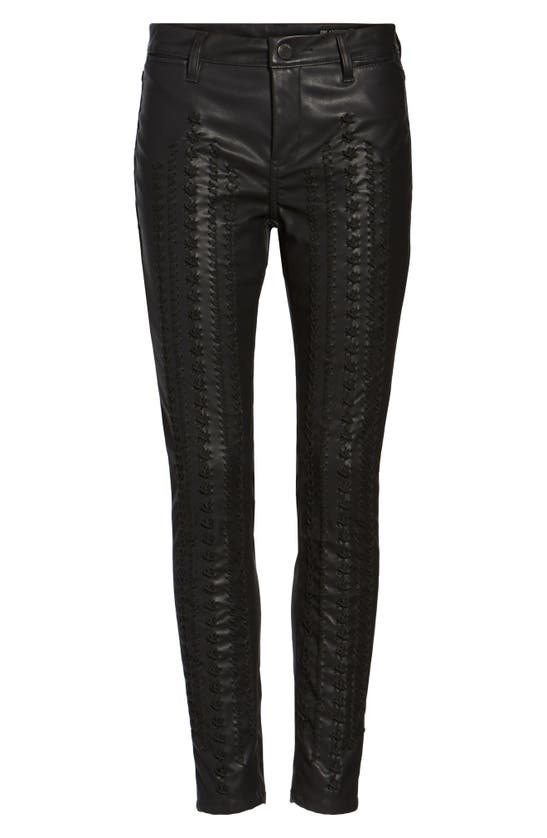 Shop Blanknyc Whipstitch Ankle Skinny Faux Leather Pants In Wake Up Call