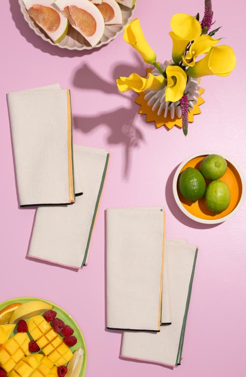 ATELIER SAUCIER ATELIER SAUCIER MACAW SET OF 4 NAPKINS