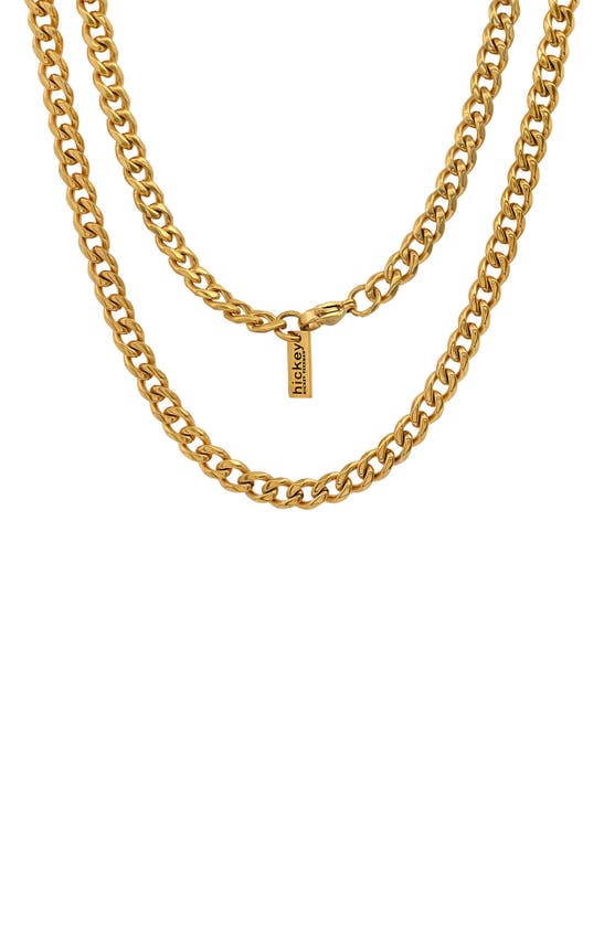 Hmy Jewelry Chain Necklace In Gold